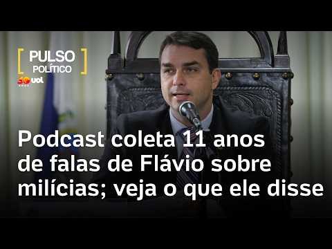 Podcast coleta 11 anos de falas de Flávio Bolsonaro sobre milícias do Rio de Janeiro; veja