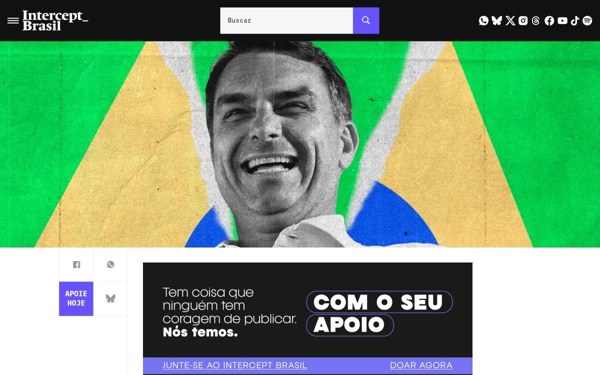 Com as bênçãos do Congresso e da imprensa, Flávio Bolsonaro quer terra arrasada | Intercept Brasil